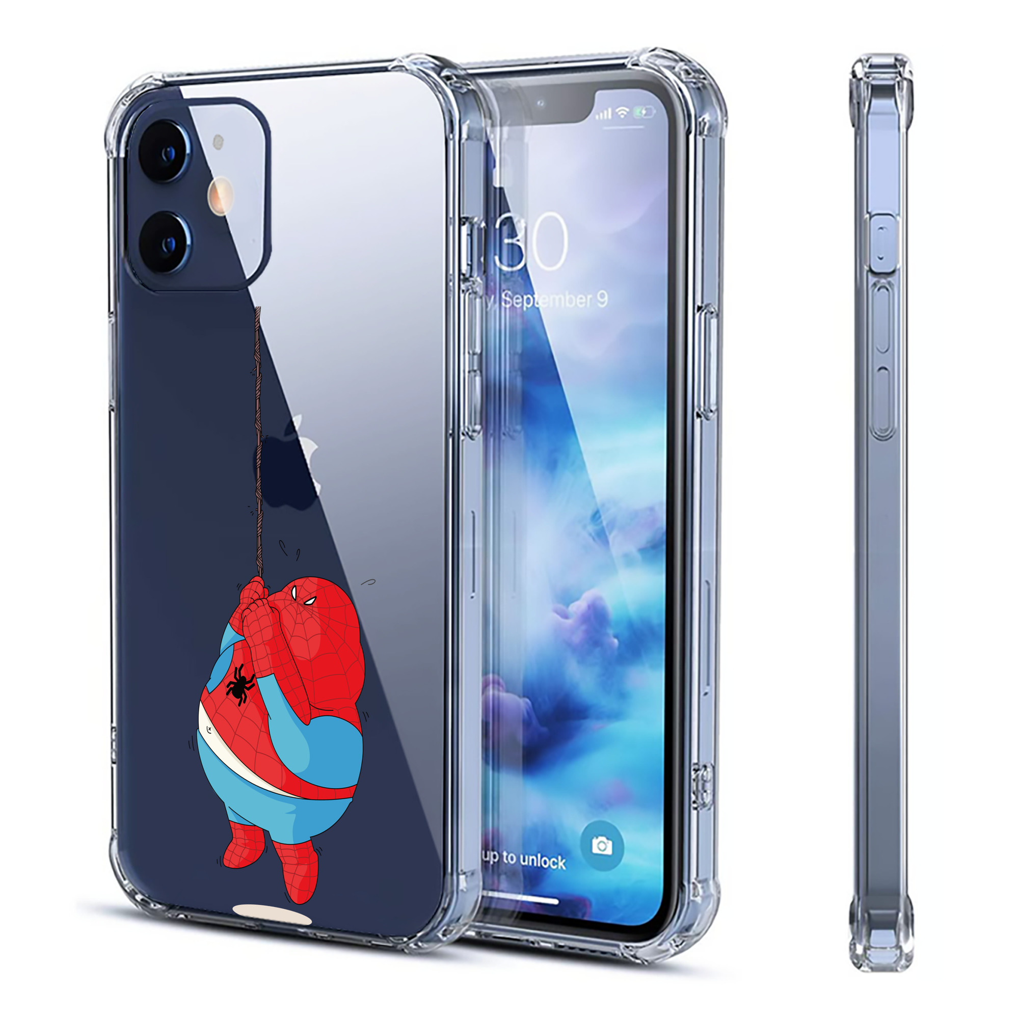 （画像用） アベンジャーズ The Avengers 【iPhone 12シリーズ対応】透明スマホケース（クリアソフトケース）